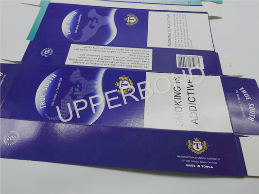 King Size 7.8mm Diameter Cigarette Packet Cardboard Box WIth Logo